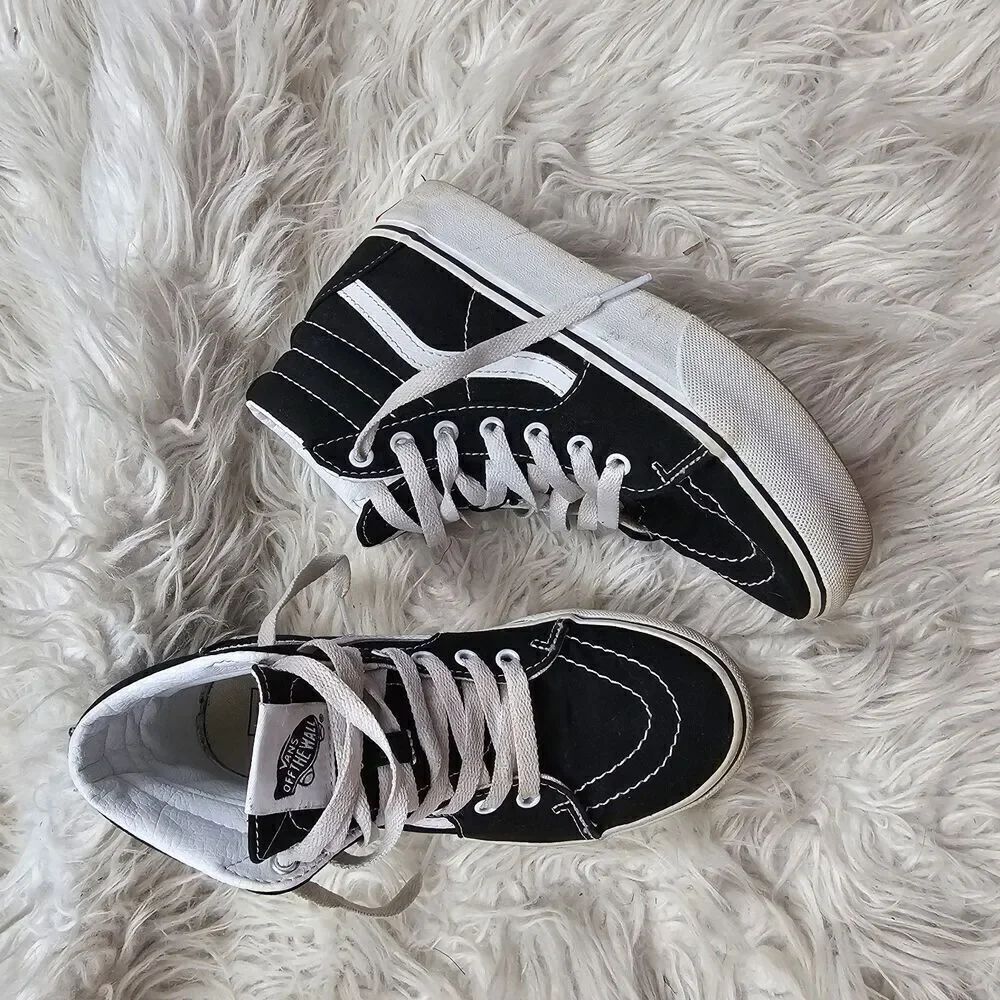 Vans OTW Old Skool Youth Kids Shoes Black White 3 M Suede Skateboard Sneakers